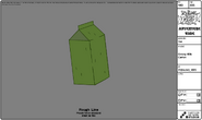 Modelsheet grassymilkcarton