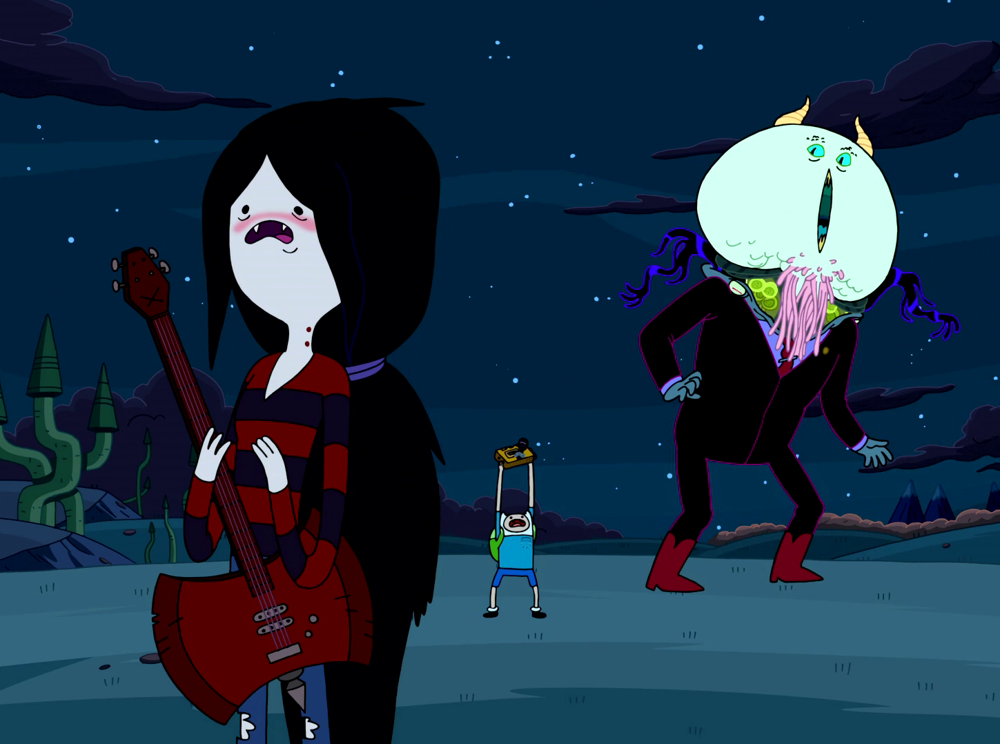 Watch Adventure Time's best Marceline and Bubblegum romance