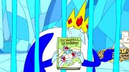 S1e3 ice king holding book