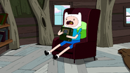 S5e27 Finn with book