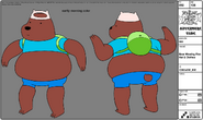 Modelsheet - BearwearingFinnhat&Clothes