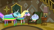 T.V., her grandson