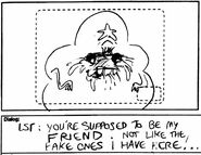 Trouble in Lumpy Space storyboard panel