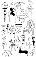 Islands character concept art by character & prop designer Michael DeForge