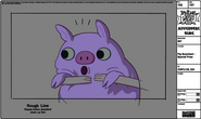 Modelsheet pigsurprised - specialpose