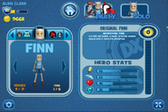 FusionFall Heros Finn stats