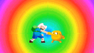 D&L Intro Finn and Jake fist bump