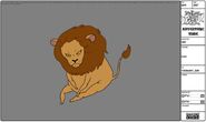 Modelsheet lion