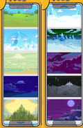 Game creator backgrounds