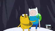 S2e17 Jake offers Finn a ride in his paunch