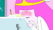 Princess Bubblegum gets angry.