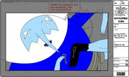 Modelsheet Ice King as Finn with Key on Foot - Special Pose