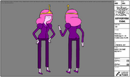 Modelsheet princessbubblegum - inconferenceoutfit