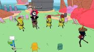 Adventure Time Pirates of the Enchiridion fight scene in the Candy Kingdom