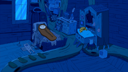 Finn & Jake sleeping after the hawks removed the horse