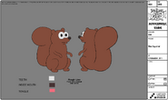 Modelsheet thesquirrel