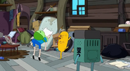 Finn and Jake dancing