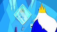 S2 e3 Ice King looking in the mirror