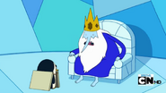 Ice King asking Gunter where he hid his crown jewels.