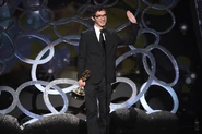 Tom Herpich receiving his second Primetime Emmy Award (2016)