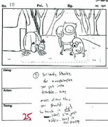 The Jiggler storyboard panel