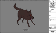 Modelsheet Wolf with Mouth Full