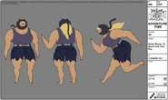 Modelsheet susanstrong inshortsandtanktop