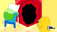 S2e17 Finn and Jake in front of portal