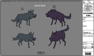 Modelsheet Wolves