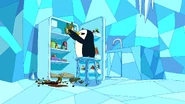Gunter breaking bottles