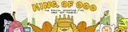 The King of Ooo's first appearance in the Tumblr banner. Note Bubblegum's reaction to him.