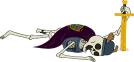 Skeleton with sword