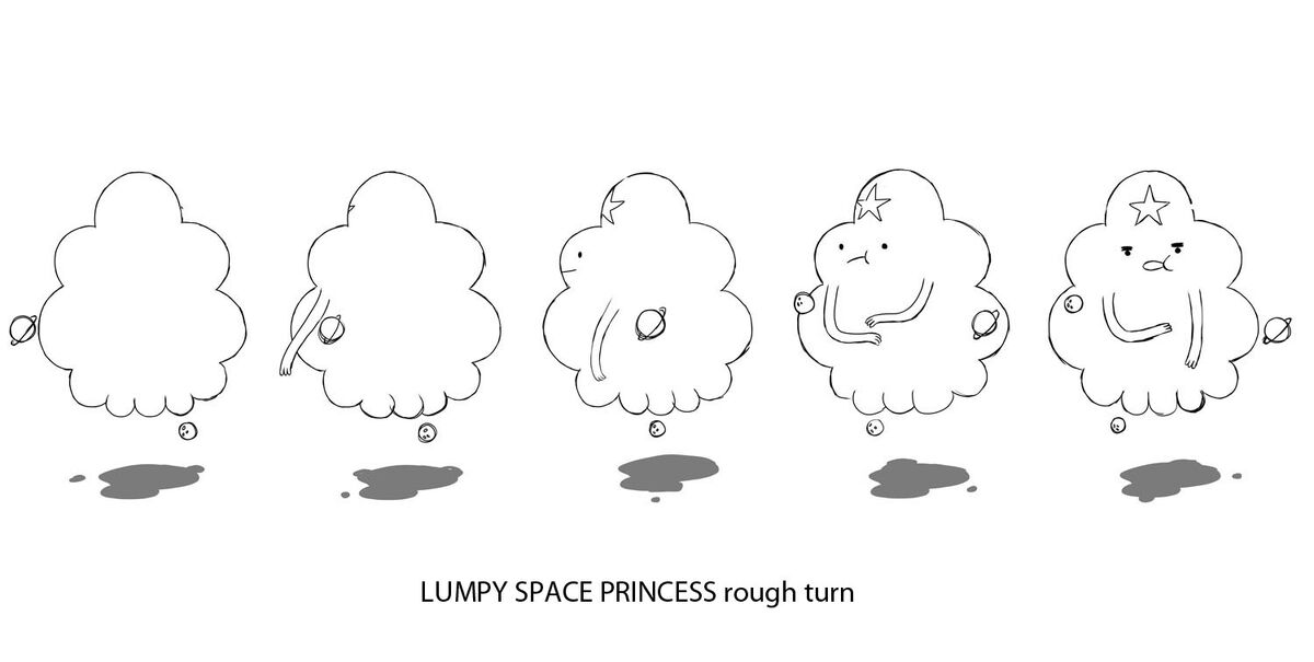 lumpy space princess and turtle princess