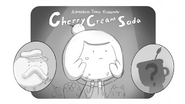 Cherry Cream Soda title card design by Joy Ang and painted by Joy Ang