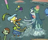 Water Princess and Choose Goose in the Adventure Time Comic