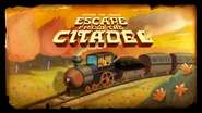 Starchy in the title card for "Escape from the Citadel"