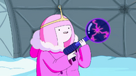 S4 E19 Princess Bubblegum holding electro-gun