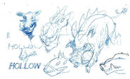 Thunderboar concept sketches by writer and storyboard artist Sam Alden