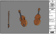 Modelsheet Viola & Bow