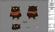 Modelsheet theowlinsunsetcolors