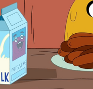 PHIL FACE on milk carton