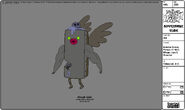 Modelsheet Zombie Candy Person -1 with Wings, Lips & Muscles