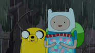 S4e23 Finn and Jake with bag of lollies