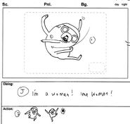 Storyboard of insane Jake for "No One Can Hear You"