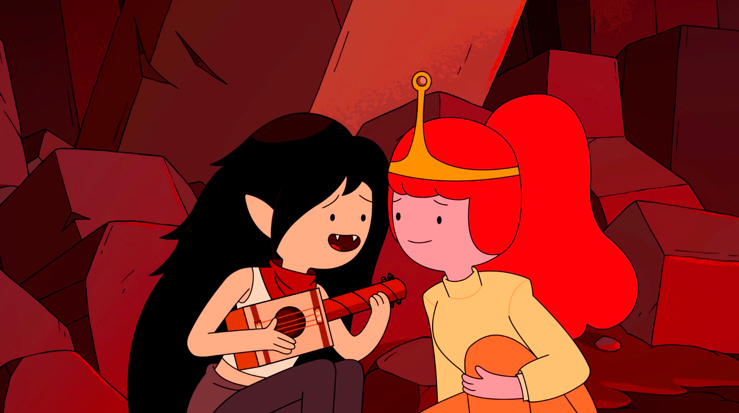 stile di disegno di adventure time marceline