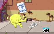 S8e4 Tree Trunks candy is bad for babies