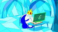 S3e4 Ice King using computer