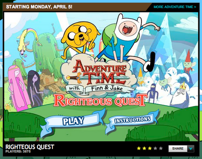 Adventure Time with Finn & Jake - RIGHTEOUS QUEST (Cartoon Network