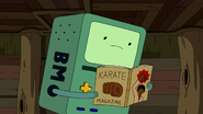 S6e17 BMO reading magazine