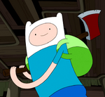 S5e20 Finn with axe